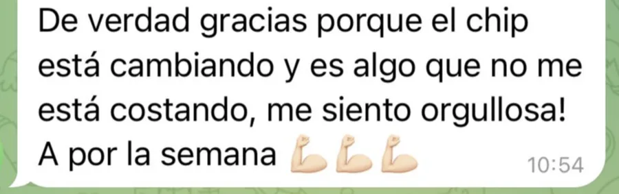 Comentario de clienta