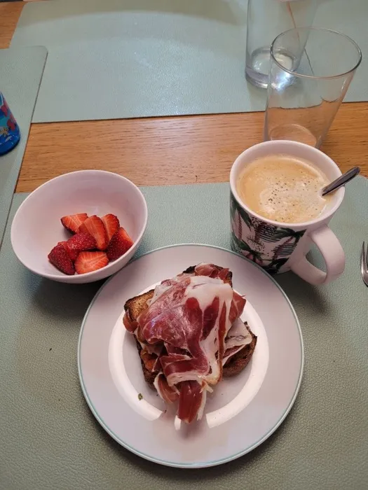 Plato de una clienta